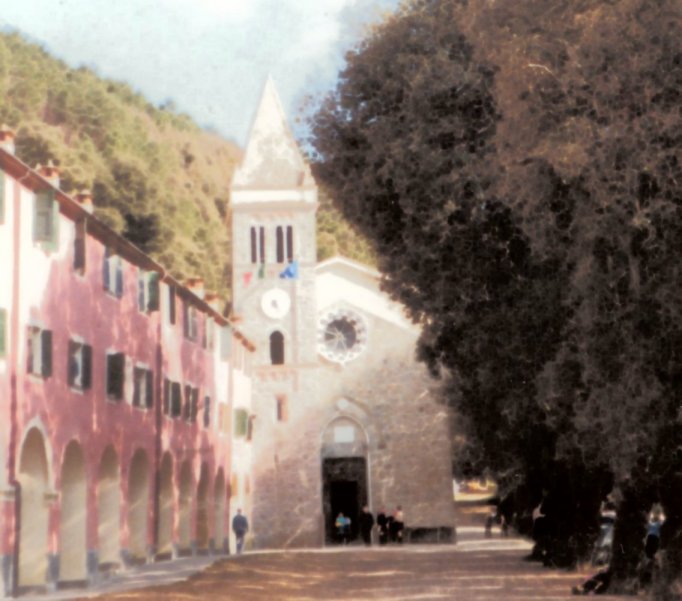 Santuario di Soviore - Elaborazione da foto di Andrea Aversa